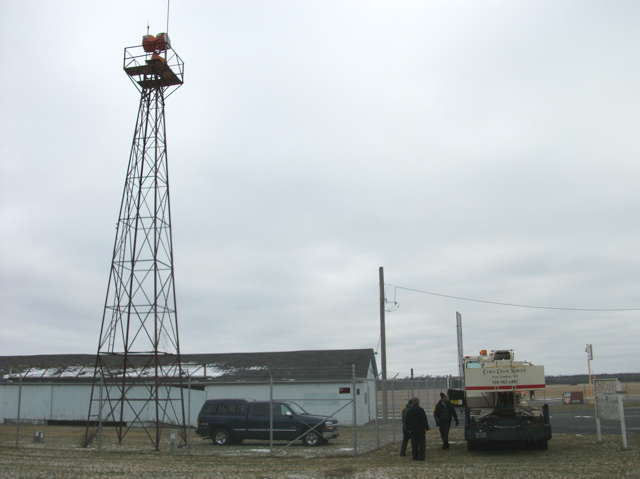 positioning the crane